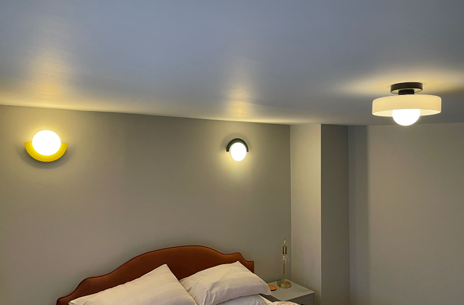 Wall lights installed by Oval Electrical, Brighton