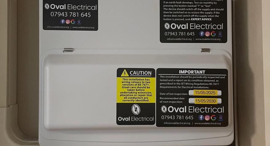 Fuseboard Upgrade - Oval Electrical, Brighton