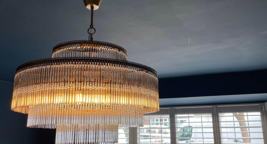 Chandelier installation Hove - Oval Electrical